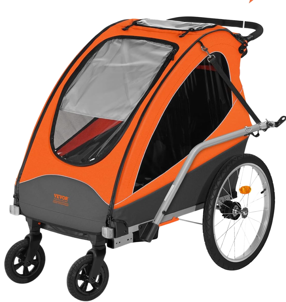 remorque enfant vélo fatbike électrique Hossegor